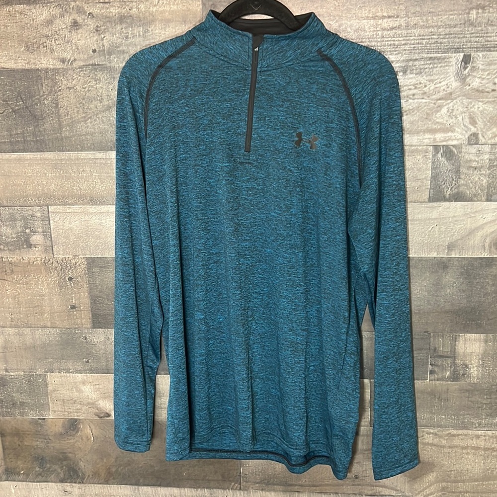 Green Zip-Up Next Under Armour Long Sleeve Shirt